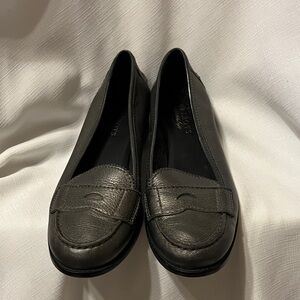 Talbots Silver Loafers